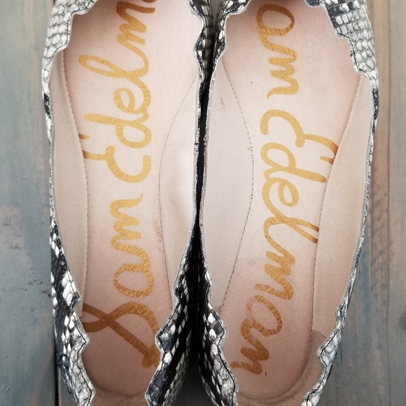 Sam Edelman snakeskin ballerina flat - Picture 6 of 11